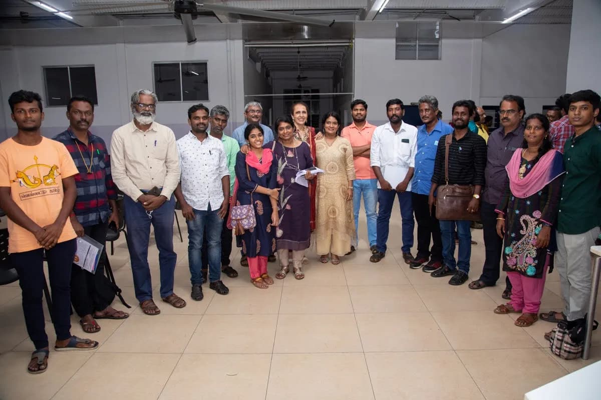 FoHS members gathered at an early heritage meetup, 2014